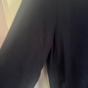 J. Jill Black Long Sleeve Tunic Top